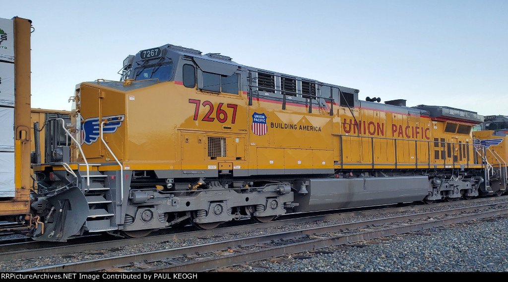 UP 7267 A Brand New Rebuilt C44ACM enters the East Ogden Yard